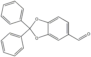 2,2-diphenyl-2H-1,3-benzodioxole-5-carbaldehyde 구조식 이미지