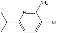 3-bromo-6-isopropylpyridin-2-amine Structure