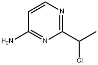 2-(1-chloroethyl)pyrimidin-4-amine Structure