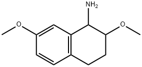 2,7-dimethoxy-1,2,3,4-tetrahydronaphthalen-1-amine Structure