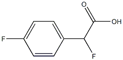 2-fluoro-2-(4-fluorophenyl)acetic acid Structure