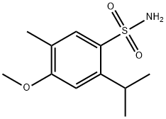 2-isopropyl-4-methoxy-5-methylbenzenesulfonamide 구조식 이미지