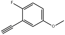 2-Ethynyl-1-fluoro-4-methoxybenzene 구조식 이미지