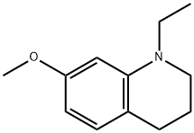 1-Ethyl-7-methoxy-1,2,3,4-tetrahydroquinoline 구조식 이미지