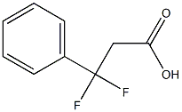 3,3-difluoro-3-phenylpropanoic acid Structure