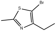 5-Bromo-2-methyl-4-ethylthiazole 구조식 이미지