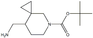 tert-butyl 8-(aminomethyl)-5-azaspiro[2.5]octane-5-carboxylate 구조식 이미지