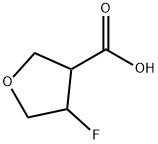 4-fluorooxolane-3-carboxylic acid Structure