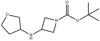 tert-butyl 3-[(oxolan-3-yl)amino]azetidine-1-carboxylate Structure