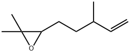 2,2-dimethyl-3-(3-methylpent-4-en-1-yl)oxirane 구조식 이미지