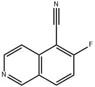 6-fluoroisoquinoline-5-carbonitrile Structure