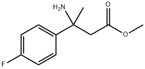 methyl 3-amino-3-(4-fluorophenyl)butanoate Structure