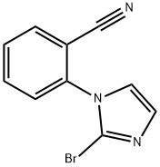 2-(2-bromo-1H-imidazol-1-yl)benzonitrile Structure