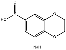 sodium 2,3-dihydro-1,4-benzodioxine-6-sulfinate Structure