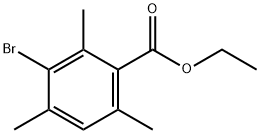 ethyl 3-bromo-2,4,6-trimethylbenzoate Structure