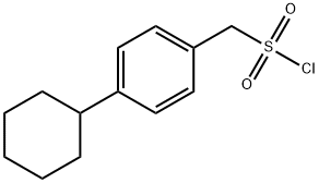 (4-cyclohexylphenyl)methanesulfonyl chloride 구조식 이미지