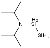 disilanylbis(propan-2-yl)amine Structure