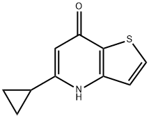 5-cyclopropyl-4H,7H-thieno[3,2-b]pyridin-7-one Structure