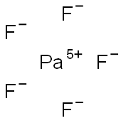 protactinium pentafluoride Structure