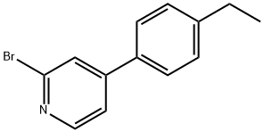 2-Bromo-4-(4-ethylphenyl)pyridine 구조식 이미지