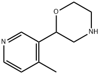 2-(4-methylpyridin-3-yl)morpholine Structure