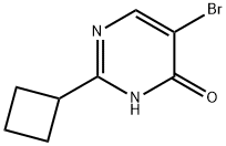 5-bromo-2-cyclobutyl-3,4-dihydropyrimidin-4-one Structure