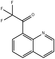 2,2,2-trifluoro-1-(quinolin-8-yl)ethan-1-one 구조식 이미지