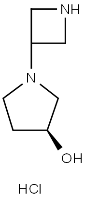 (3S)-1-(azetidin-3-yl)pyrrolidin-3-ol dihydrochloride Structure