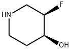 (3R,4S)-3-FLUOROPIPERIDIN-4-OL Structure