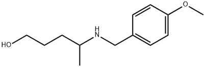 4-((4-methoxybenzyl)amino)pentan-1-ol Structure