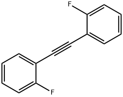 1,2-bis(2-fluorophenyl)acetylene Structure