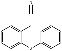 2-(2-(phenylthio)phenyl)acetonitrile 구조식 이미지