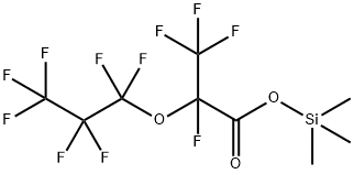 Trimethylsilyl 2-(heptafluoropropoxy)tetrafluoropropionate Structure