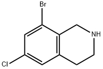 8-bromo-6-chloro-1,2,3,4-tetrahydroisoquinoline Structure