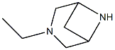 3-Ethyl-3,6-diazabicyclo[3.1.1]heptane 구조식 이미지