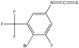 2-bromo-1-fluoro-5-isothiocyanato-3-trifluoromethylbenzene Structure