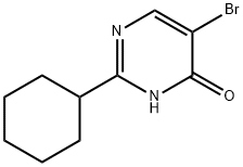 5-Bromo-4-hydroxy-2-(cyclohexyl)pyrimidine 구조식 이미지