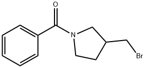 1-benzoyl-3-(bromomethyl)pyrrolidine 구조식 이미지