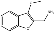 (3-methoxy-1-benzofuran-2-yl)methanamine Structure