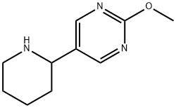 2-methoxy-5-(piperidin-2-yl)pyrimidine Structure