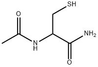 2-acetamido-3-sulfanylpropanamide Structure