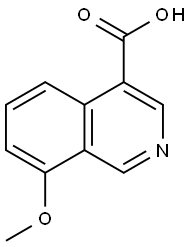 8-methoxyisoquinoline-4-carboxylic acid Structure