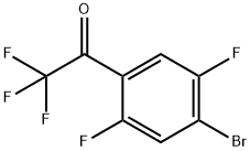 4'-Bromo-2,2,2,2',5'-pentafluoroacetophenone 구조식 이미지