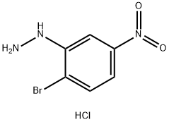 (2-bromo-5-nitrophenyl)hydrazine hydrochloride 구조식 이미지