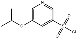 5-(propan-2-yloxy)pyridine-3-sulfonyl chloride 구조식 이미지