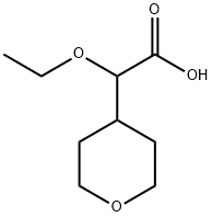 2-ethoxy-2-(oxan-4-yl)acetic acid 구조식 이미지