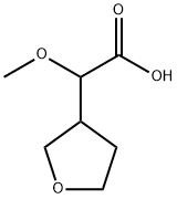 2-methoxy-2-(oxolan-3-yl)acetic acid 구조식 이미지