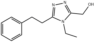 [4-ethyl-5-(2-phenylethyl)-4H-1,2,4-triazol-3-yl]methanol Structure