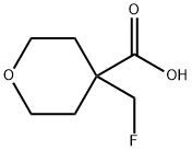 4-(fluoromethyl)oxane-4-carboxylic acid Structure