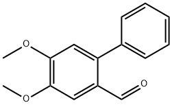 4,5-dimethoxy-2-phenylbenzaldehyde 구조식 이미지